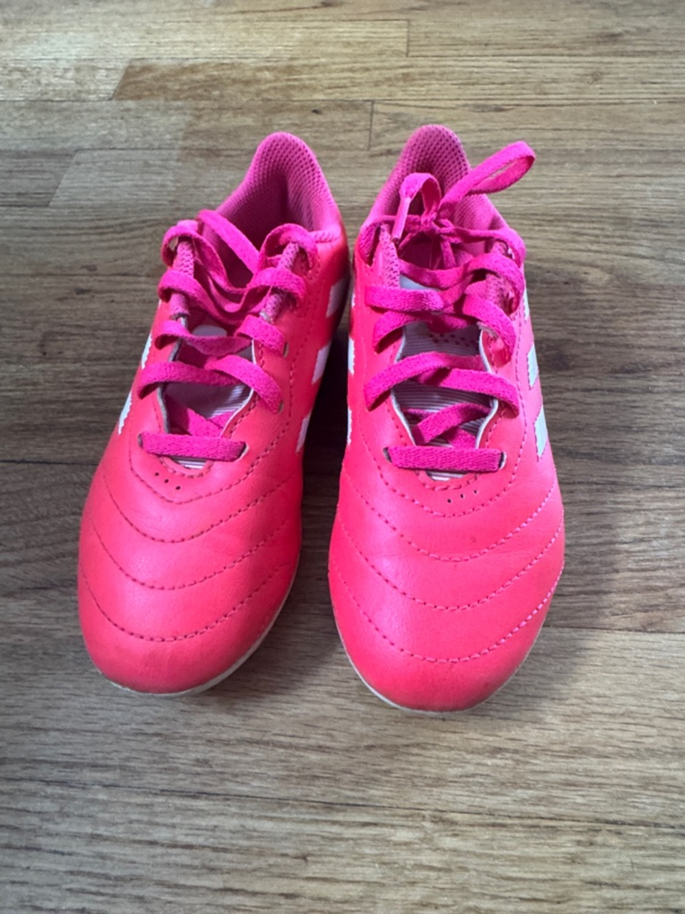 adidas Kids Pink Lace-Up Sneakers